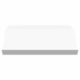 Magazine Rack White 90 x 53 x 28.5 cm Engineered Wood 890888