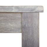 Outdoor Table And Chair Grey Wash Solid Acacia Wood Large 45941