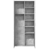 Highboard Concrete Grey 80x35x180 cm Engineered Wood 3276654