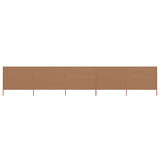 ZNTS 5-panel Wind Screen Fabric 600x160 cm Taupe 47169