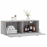 Wall Cabinet Grey Sonoma 100x36,5x35 cm Engineered Wood 830130