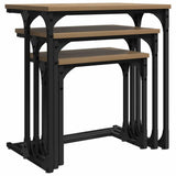 Nesting Coffee Table 3 pcs Artisan oak Engineered wood 883532