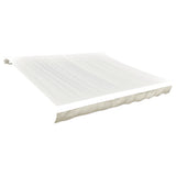 Awning Top Sunshade Canvas Cream 4.5x3 m 143703