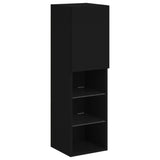 TV Cabinet with LED Lights Black 30.5x30x102 cm 837017