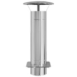 Chimney Extension Silver 35 x 35 x 82 cm Stainless Steel 42008449