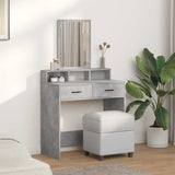 Dressing Table Concrete Grey 79 x 41 x 140 cm Engineered Wood 865139