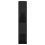 Book Cabinet Room Divider Black 100x24x124 cm 809189