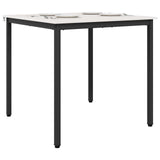 Dining Table White 80 x 80 x 75 cm Solid Pine Wood 892784