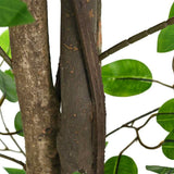 Artificial Ficus Plant 1260 Leaves 200 cm Green 4103587