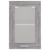 Hanging Glass Cabinet Lyon Grey Sonoma 40x31x60 cm Engineered Wood 826346