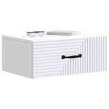 Wall-Mounted Bedside Cabinet 2 pcs White 49 x 34.5 x 20 cm 898616