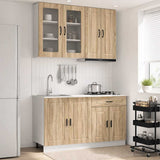Kitchen Unit PORTO 4 pcs Sonoma Oak Engineered Wood 3438337