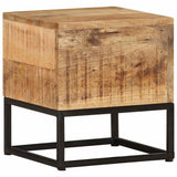 Side Table 30x30x33 cm Rough Mango Wood 320814