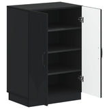 Shoe Cabinet HOORN 59.5 x 39.5 x 87 cm Engineered Wood Black 897306
