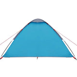 Camping Tent Dome 4-Person Blue Waterproof 94770