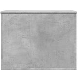 Storage Box Concrete Grey 60x42x46 cm Engineered Wood 840656