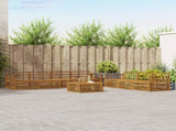 Outdoor Sofa Set 8 pcs Natural Solid Acacia Wood 3373129