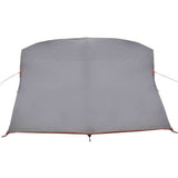 Camping Tent Grey and Orange 275 x 230 x 140 cm Taffeta 42001195