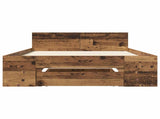 Bed Frame with Storage Old Wood 80 x 200 cm Engineered Wood 3429600