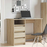 Desk Sonoma Oak 102x50x75 cm Engineered Wood 860465