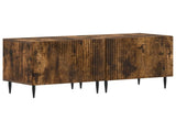 3 Piece LED TV Cabinet Smoked Oak Engineered Wood 3416684