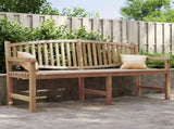 Garden Bench 179.5x60x90 cm Solid Teak Wood 364410