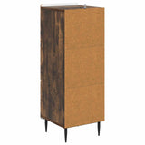 Drawer Cabinet Smoked Oak 33 x 34.5 x 92 cm Engineered Wood 894390