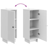 Sideboard High Gloss White 33 x 34.5 x 90 cm Engineered Wood 893909