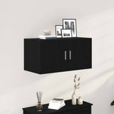 Wall Cabinet Black Oak 80x39x40 cm Engineered Wood 862012