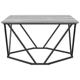 Coffee Table Grey Sonoma 80 x 80 x 45 cm 868276