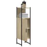 Bathroom Cabinet Sonoma Oak 33x33x120.5 cm Engineered Wood 842467