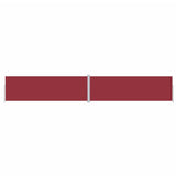 Retractable Side Awning Red 200x1200 cm 318083