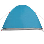 ZNTS Camping Tent Dome 4-Person Blue Waterproof 94336