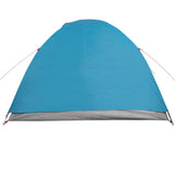 ZNTS Camping Tent Dome 4-Person Blue Waterproof 94336