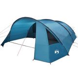 Tunnel Tent 6-Person with Roof Blue and Grey 700 x 590 x 215 cm 42004048