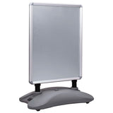 A1 Waterbase Poster Stand Grey Aluminium Alloy 51204