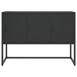 Sideboard Black 105x35x75 cm Steel 335868
