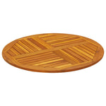Table Top 90x2.2 cm Round Solid Wood Acacia 4004251
