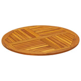 Table Top 90x2.2 cm Round Solid Wood Acacia 4004251