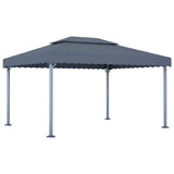 Gazebo 400x300 cm Anthracite Aluminium 48063