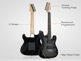 GST Stylish H-H Pickup Tiger Stripe Electric Kit with 20W AMP Bag 16611301