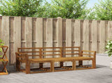 Outdoor Sofa Set 3 pcs Natural 3365937
