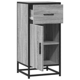 Sideboard Grey Sonoma 35.5x35x76 cm Engineered Wood and Metal 848962