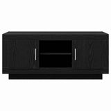 TV Cabinet Black Oak 102 x 35 x 45 cm Engineered Wood 880533