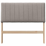 Upholstered Headboard Taupe 100 cm Solid Pine Wood 879412