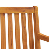 Swing Bench Brown Solid acacia wood 110 cm Swing Bench 316608