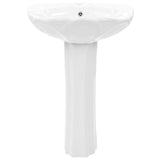Freestanding Basin with Pedestal Ceramic White 580x510x200mm 143005