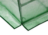 Mini Walk-in Greenhouse with PE Cover, 4-Shelf Indoor Outdoor Plant Gardening Green House for Garden 50711316