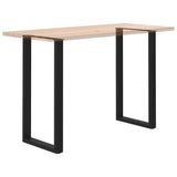 Bar Table Legs U-Shaped 2 pcs Black 60x cm Steel 4013248