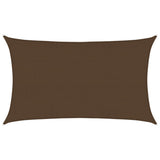 Sunshade Sail 160 g/m Brown 5x8 m HDPE 311798